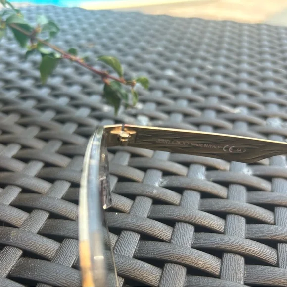 Jimmy Choo Estelle/S Envy Black Cat-Eye Sunglasses - Picture 7 of 7